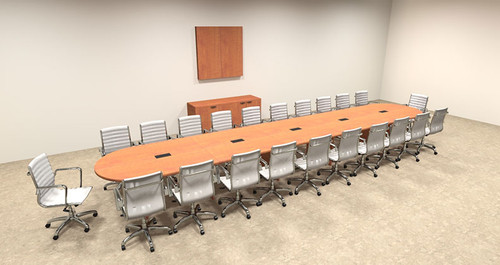 Modern Racetrack 22' Feet Conference Table, #OF-CON-C31