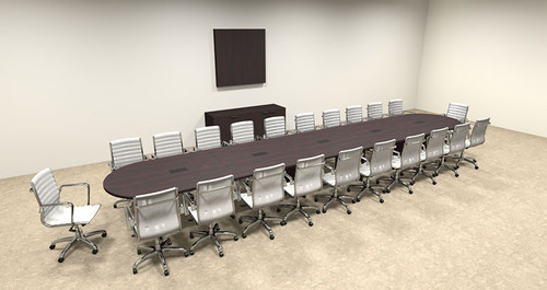 Modern Racetrack 22' Feet Conference Table, #OF-CON-C33