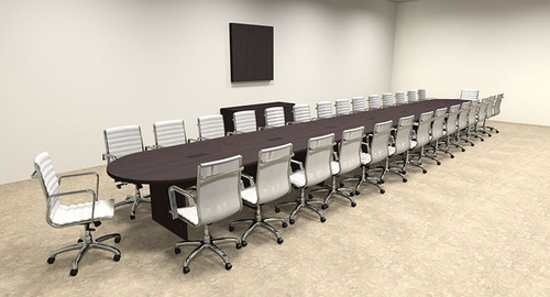 Modern Racetrack 30' Feet Conference Table, #OF-CON-C53