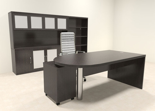 5pc Modern Contemporary Executive Office Desk Set, #RO-ABD-D36
