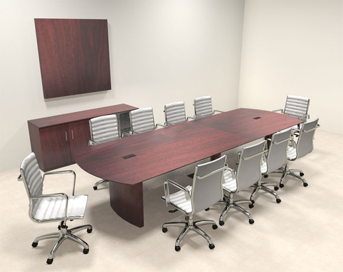 Modern Contemporary 12' Feet Conference Table, #MT-MED-C12