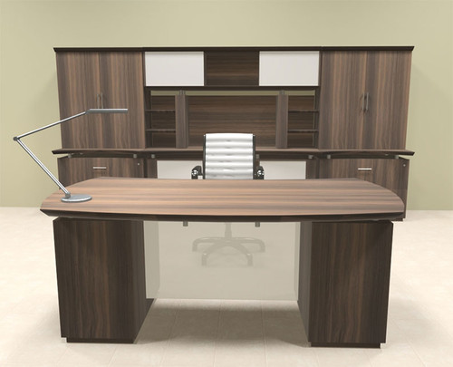 7pc Modern Contemporary Executive Office Desk Set, #MT-STE-D11