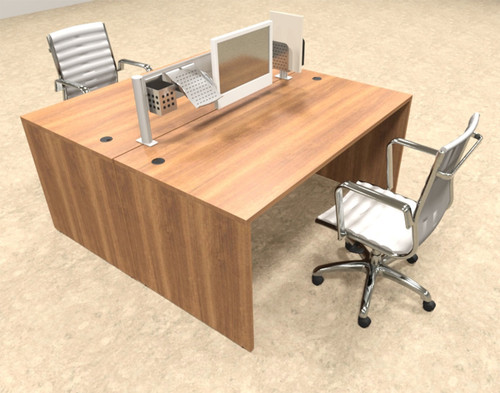 Two Person Modern Aluminum Organizer Divider Office Workstation, #OT-SUL-FPW1