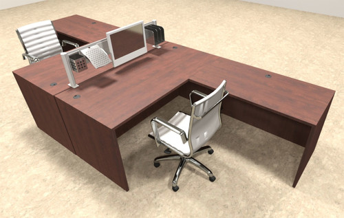 Two Person Modern Aluminum Organizer Divider Office Workstation, #OT-SUL-FPW26