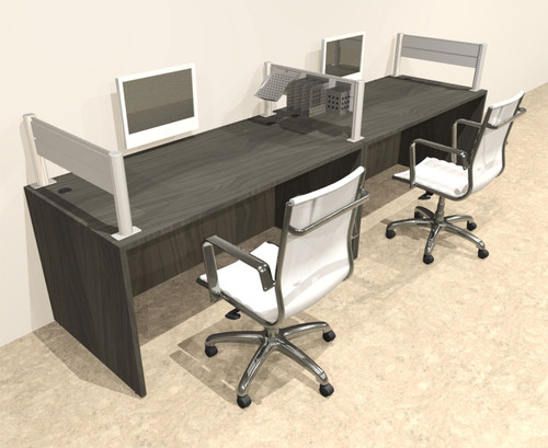 Two Person Modern Divider Office Workstation Desk Set, #OT-SUL-SPW65