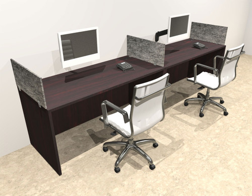 Two Person Modern Accoustic Divider Office Workstation Desk Set, #OT-SUL-SPRG3