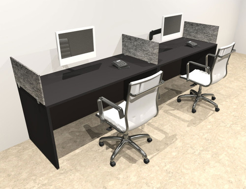 Two Person Modern Accoustic Divider Office Workstation Desk Set, #OT-SUL-SPRG4