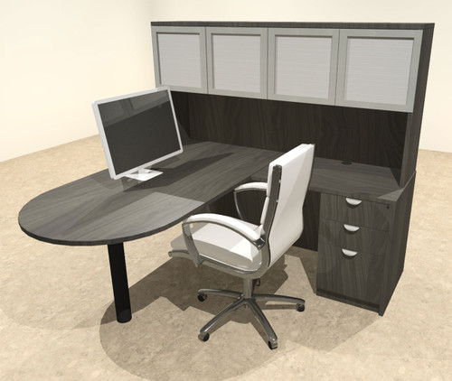 4pc L Shape Modern Executive Office Desk, #OT-SUL-L59