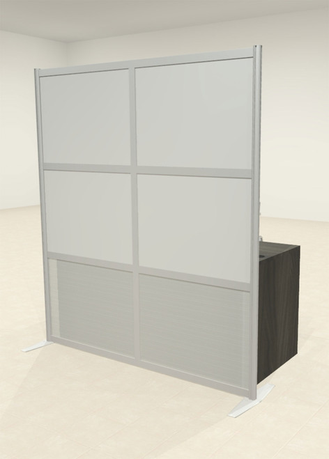 One Loft Modern Office Home Aluminum Frame Partition / Divider / Sneeze Guard, #UT-ALU-P13-A