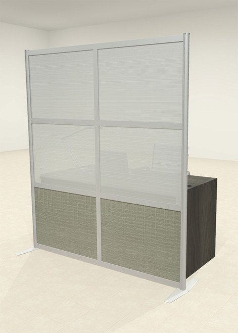 One Loft Modern Office Home Aluminum Frame Partition / Divider / Sneeze Guard, #UT-ALU-P14-A