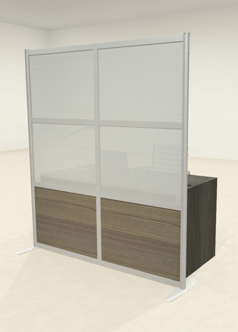 One Loft Modern Office Home Aluminum Frame Partition / Divider / Sneeze Guard, #UT-ALU-P15-A