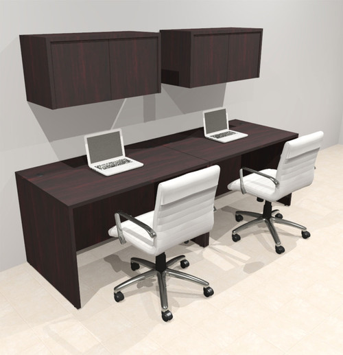 Two Person Modern No Panel Office Workstation Desk Set, #OT-SUS-SPN28