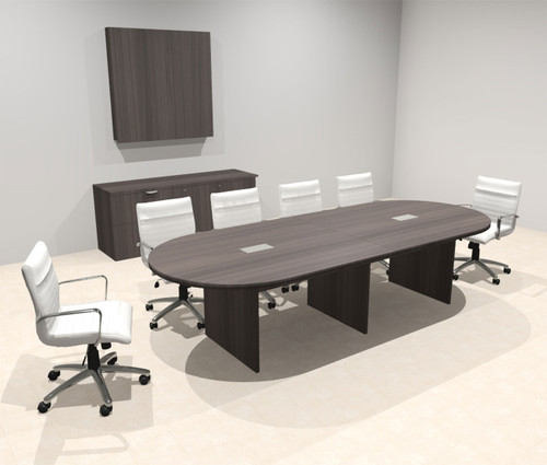 Modern Racetrack 10' Feet Conference Table, #OF-CON-CR8