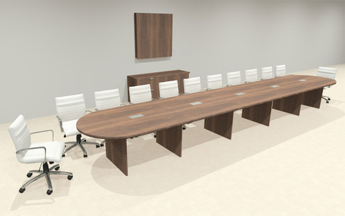Modern Racetrack 22' Feet Conference Table, #OF-CON-CR52