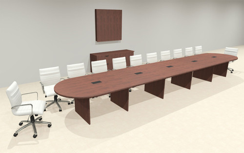 Modern Racetrack 22' Feet Conference Table, #OF-CON-CR53