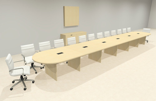 Modern Racetrack 26' Feet Conference Table, #OF-CON-CR66