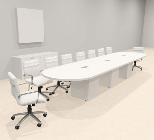 Modern Racetrack 16' Feet Conference Table, #OF-CON-CRQ25