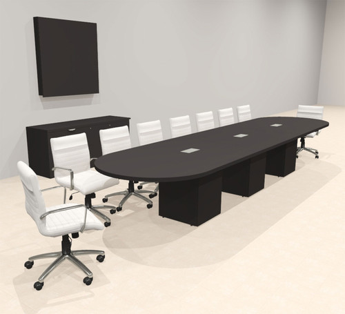 Modern Racetrack 16' Feet Conference Table, #OF-CON-CRQ31