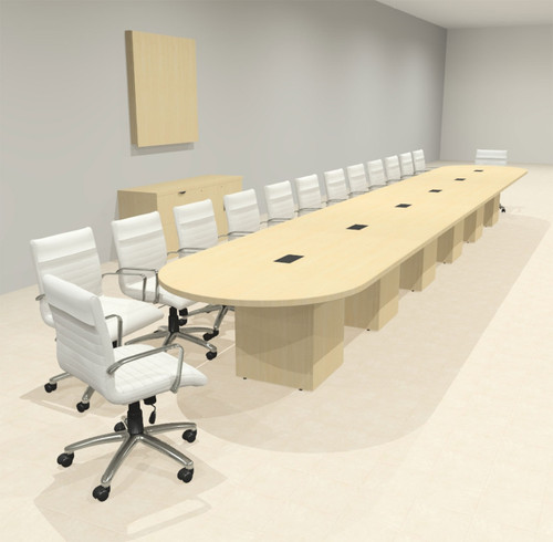 Modern Racetrack 26' Feet Conference Table, #OF-CON-CRQ66