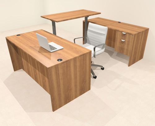 4pcs U Shaped 60"w X 102"d Modern Executive Office Desk, #OT-SUS-UH1