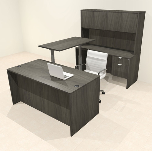 5pcs U Shaped 60"w X 102"d Modern Executive Office Desk, #OT-SUS-UH20