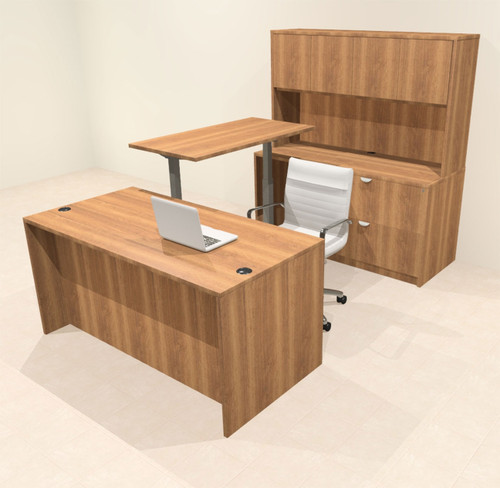 5pcs U Shaped 60"w X 102"d Modern Executive Office Desk, #OT-SUS-UH21