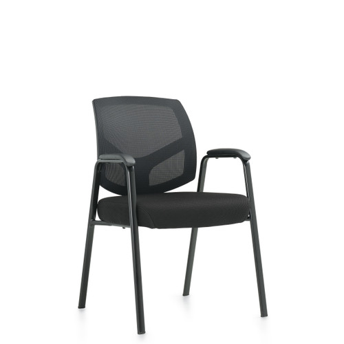 Low Mesh Back Black Mesh Cushion Office Guest Chair, #OT-068 Low Mesh Back Black Mesh Cushion Office Guest Chair, #OT-068