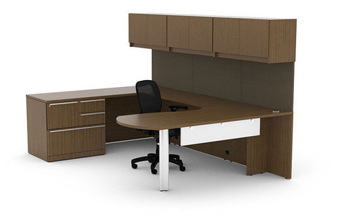 10pc U Shape Modern Executive Office Desk Set, #CH-VER-U35