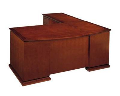 New 4pc 72"All Wood Executive Office Desk, #CH-EME-L3