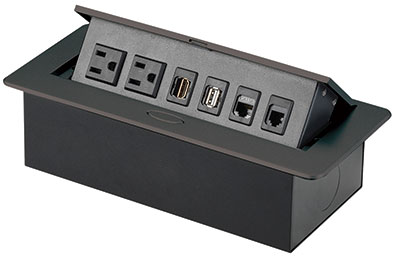 Power Module for Conference Table, #OF-CON-CAB2 - H2O Furniture