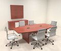 Modern Contemporary Boat Shaped 8' Feet Conference Table, #RO-ABD-C5