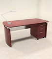 2pc Modern Contemporary Executive Office Desk Set, #RO-NAP-D2