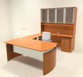 5pc Modern Contemporary U Shape Executive Office Desk Set, #RO-NAP-U4