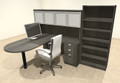 5pc L Shape Modern Executive Office Desk, #OT-SUL-L58