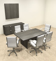 Modern Rectangular 6' Conference table, #OT-SUL-C20