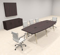 Modern Boat shaped 10' Feet Conference Table, #OF-CON-CW12