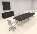 Modern Boat shaped 10' Feet Conference Table, #OF-CON-CW13