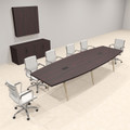 Modern Boat shaped 12' Feet Conference Table, #OF-CON-CW19