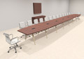 Modern Boat shaped 30' Feet Conference Table, #OF-CON-CW81