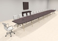 Modern Boat shaped 30' Feet Conference Table, #OF-CON-CW82