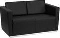 1pc Modern Leather Office Reception Loveseat, FF-0455-12