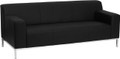 1pc Modern Leather Office Reception Sofa, FF-0459-12