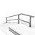 Grindright 5 Stair Flat Down Rail Round - Raw Grindright 5 Stair Flat Down Rail Round - Raw