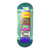 Ruckus Deck 34mm Fury - Ruckus Multicolor on Green