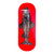 D-16 Duck Deck - Polycarbonate FlatFace G16 - Clear - Trout (Red)