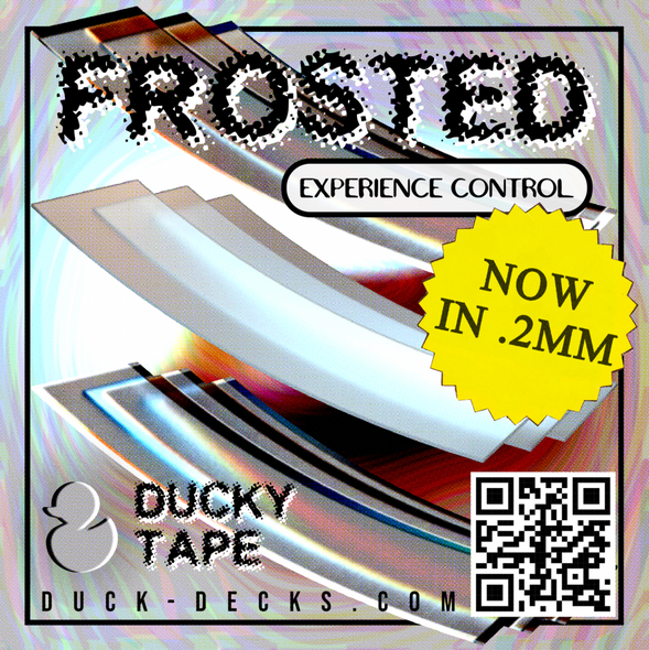 Ducky Tape - Frosted - 3 Pack - 0.2mm - Clear