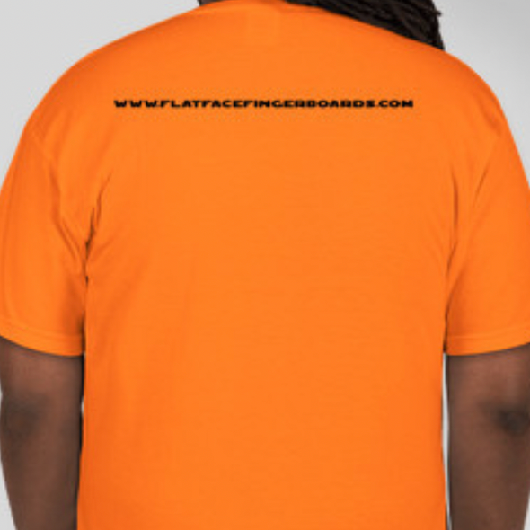 FlatFace Logo Shirt - Orange - Small