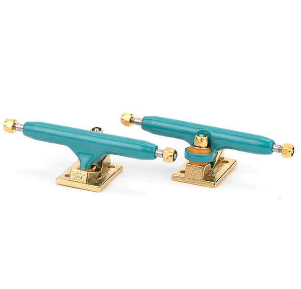 Blackriver Trucks X-Wide 3.0 - Turquoise/Gold 34mm (No Tool)