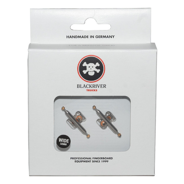 Blackriver Trucks Wide 3.0 - Green/Silver 32mm (No Tool)