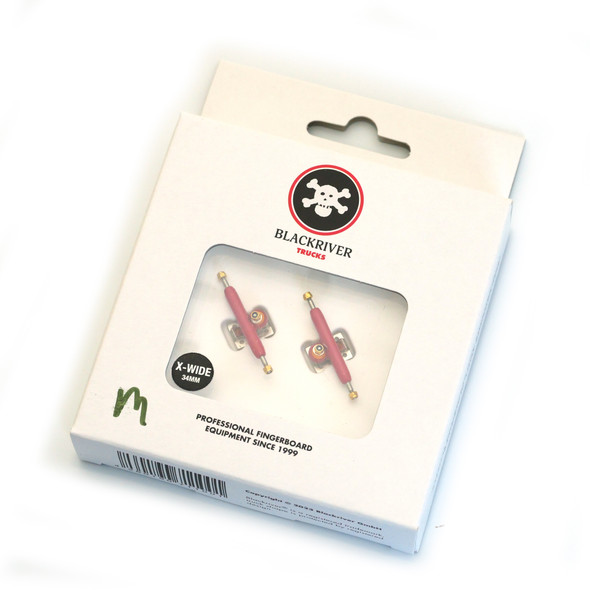 Blackriver Trucks - Red/Silver - Mike's Special Edition FOR DUAL BEARING WHEELS (No Tool)